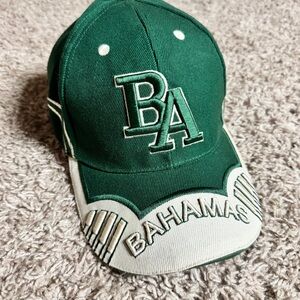 Bahamas Ball Cap - Green and White